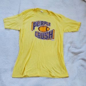 Purple Crush Vintage 1970's Transart T-Shirt, Sz L (42-44)